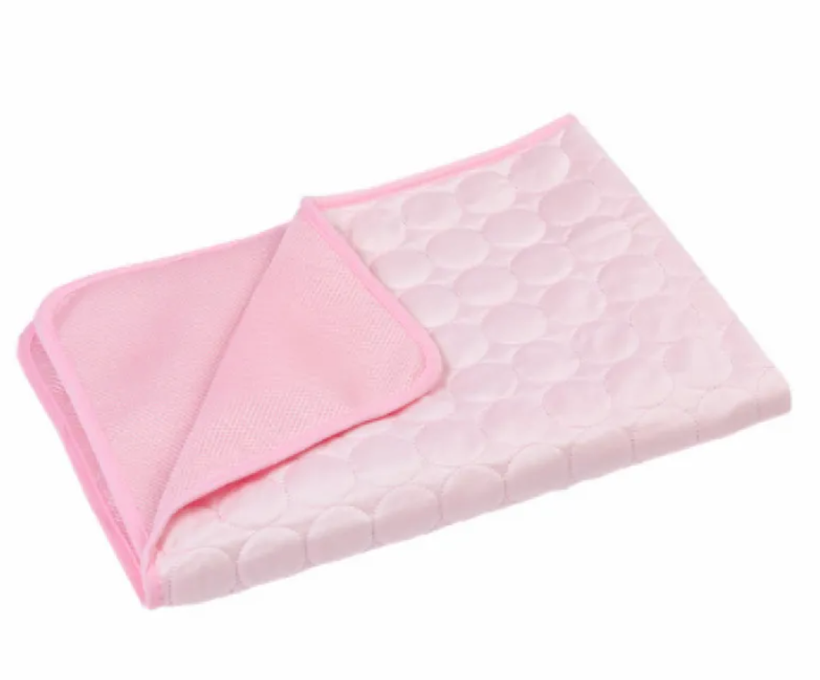 Cooling Pet Mat — Ice Silk Summer Bed | Non-Toxic, Washable, Foldable